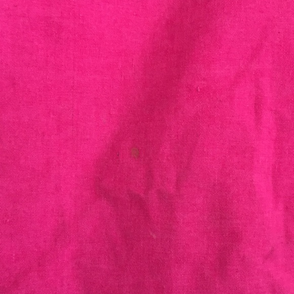 Pink Tote Bag Sequins Hot Pink Neon Snap Button Closure - Picture 5 of 11